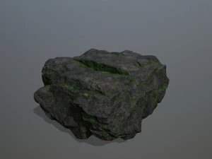 mossy rocks 3D Model