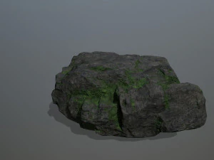mossy rocks 3D Model