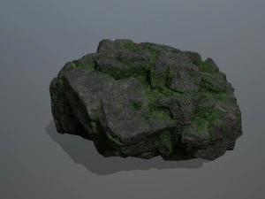 mossy rocks 3D Model