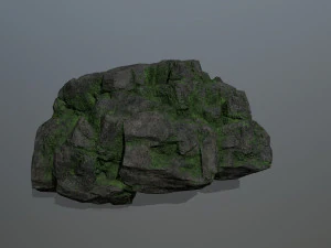 mossy rocks 3D Model