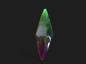 crystal 3Dモデル