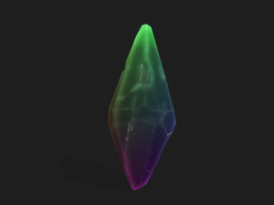 crystal 3Dモデル