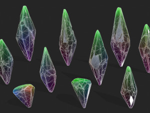 crystal 3Dモデル