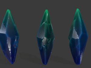crysal set Modelo 3D