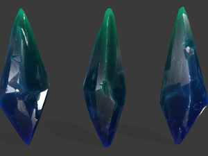 crysal set Modelo 3D