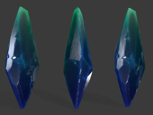 水晶套装 3D 模型