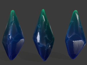 crysal set Modelo 3D