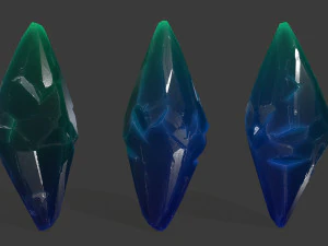 水晶套装 3D 模型