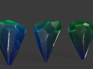 crysal set Modelo 3D