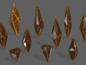 クリスタルセット 3Dモデル