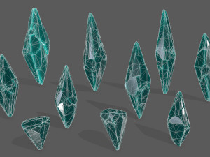 crysal set 3D मॉडल