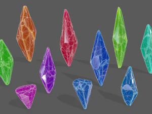 crysal set 3D Model