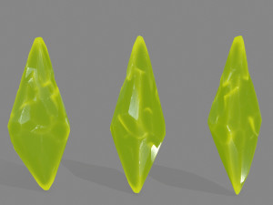 crystal set 3D मॉडल