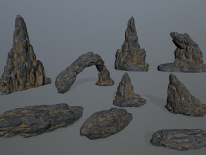 rocks 3D Model