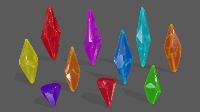 crysal set Modelo 3D .c4d .max .obj .3ds .fbx .stl .blend 