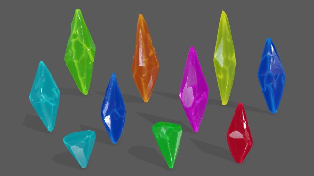 crysal set Modèle 3D .c4d .max .obj .3ds .fbx .stl .blend 