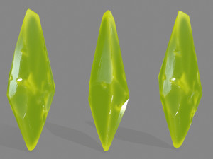 crysal set Modèle 3D