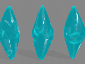 crysal set Modèle 3D