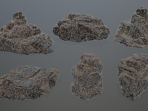 rocks Modello 3D