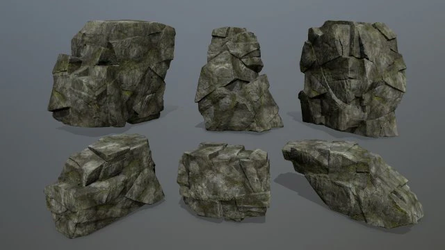 rocks 3D Model .c4d .max .obj .3ds .fbx .stl .blend