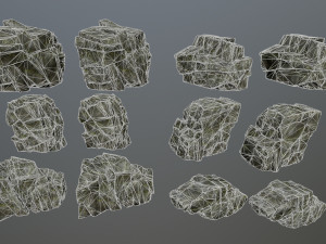 rocks 3Dモデル