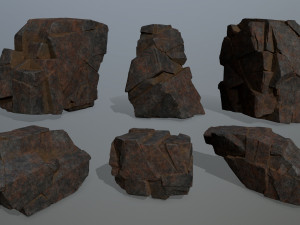 volcanic rocks Modelo 3D