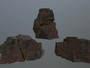 volcanic rocks 3D Model