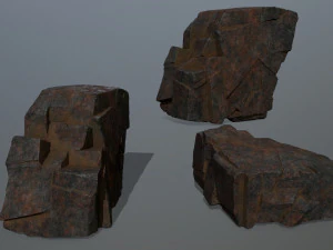volcanic rocks 3D Model