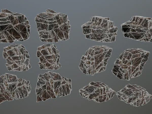 volcanic rocks 3D Model