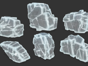 ice rocks 3D-Modell