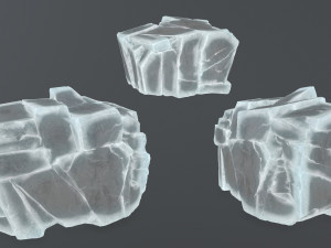 ice rocks 3D Model