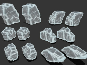 ice rocks 3D Model
