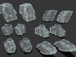 ice rocks 3D Model