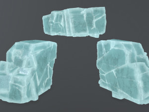 ice rocks 3D Model