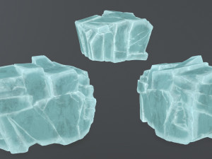 ice rocks 3D Model