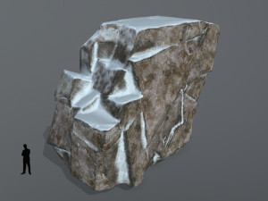 snow rock Model 3D