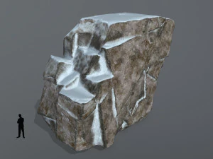 snow rock 3D Model