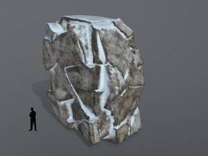 snow rock Model 3D