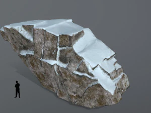 snow rock 3D Model