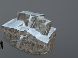 snow rock Model 3D