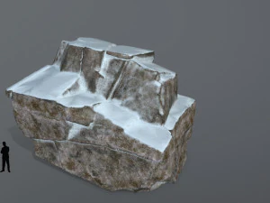 snow rock 3D Model