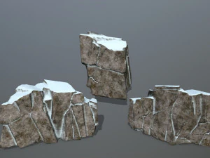 snow rock 3D Model