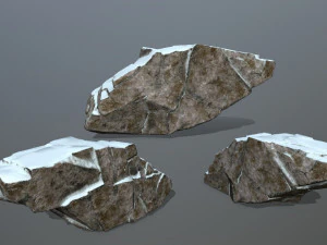 snow rock 3D Model