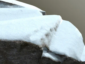 snow rock 3D Model