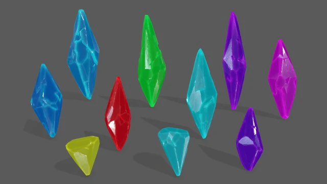 crysal set 3D Model .c4d .max .obj .3ds .fbx .stl .blend 