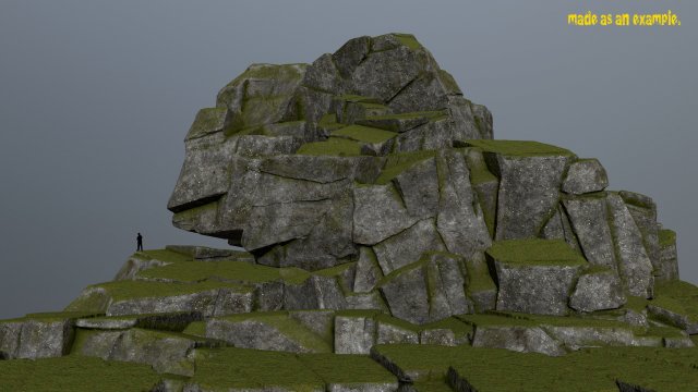 rocks 3D 모델 .c4d .max .obj .3ds .fbx .stl .blend 