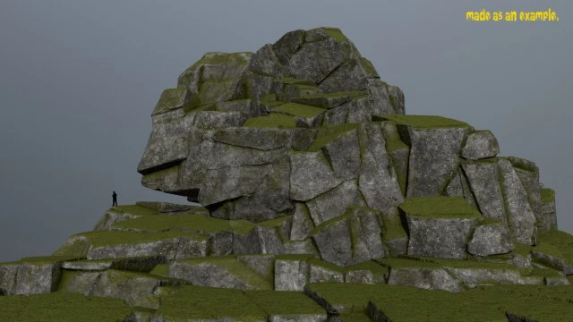 rocks 3D Model .c4d .max .obj .3ds .fbx .stl .blend 