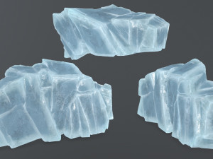 ice rocks 3D-Modell