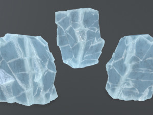 ice rocks 3D-Modell