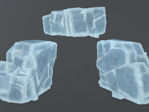 ice rocks 3D-Modell
